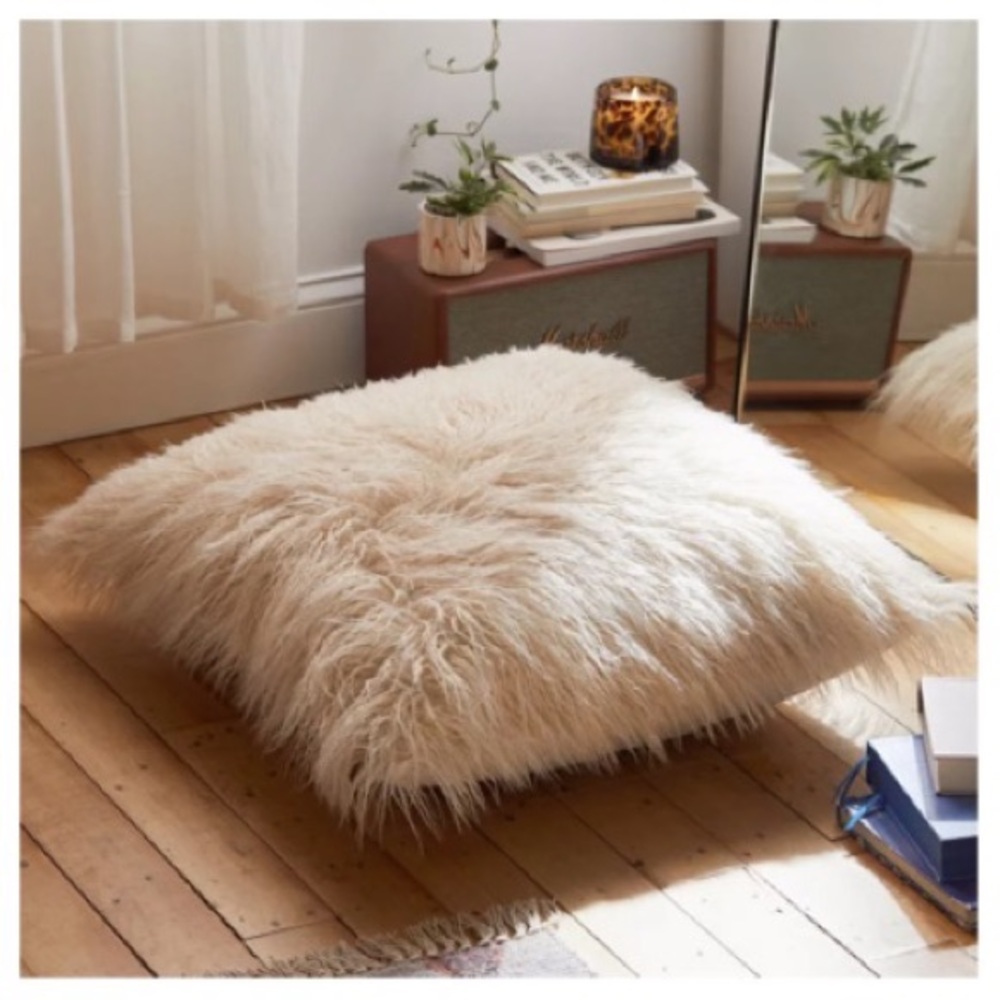 Urban Outfitters Faux Fur Floor Pillow